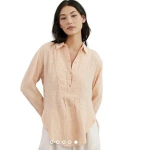 Anthropologie V Neck Popover Top
